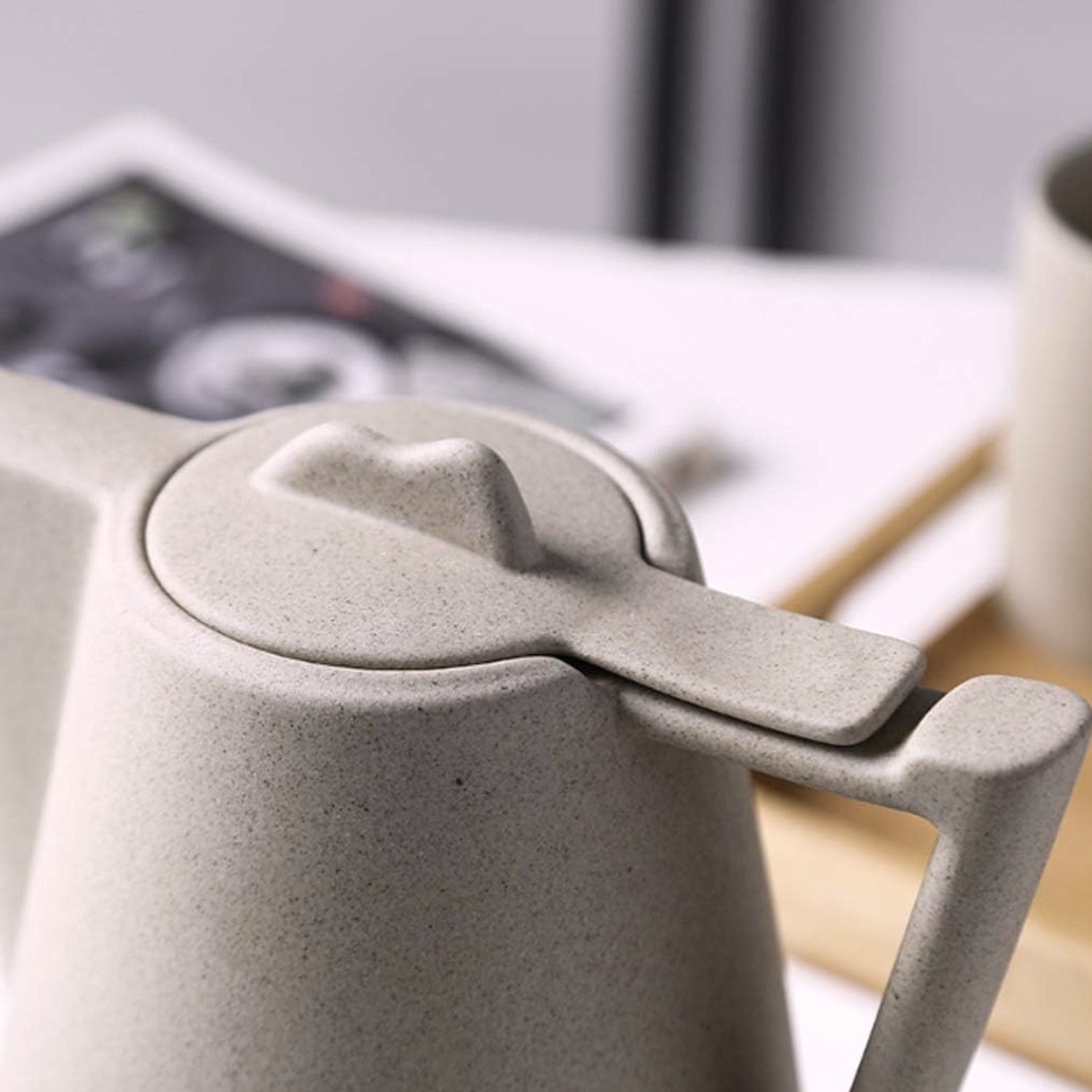 Juego de Té Retro Jarra y 6 Tazas Santú Home & Deco7#Gris