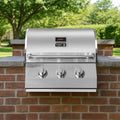 Parrilla a Gas Empotrada 3 Quemadores Kinggrill1#Gris