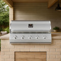 Parrilla A gas Empotrada 5 Quemadores Kinggrill1#Gris