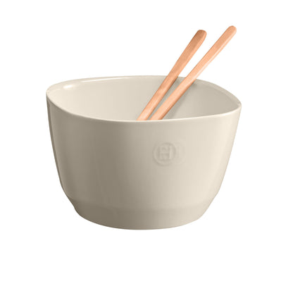 Ensaladera M Crudo Emile Henry4#Beige