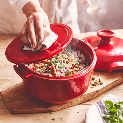 Cocotte Para Arroz Rojo Emile Henry4#Rojo