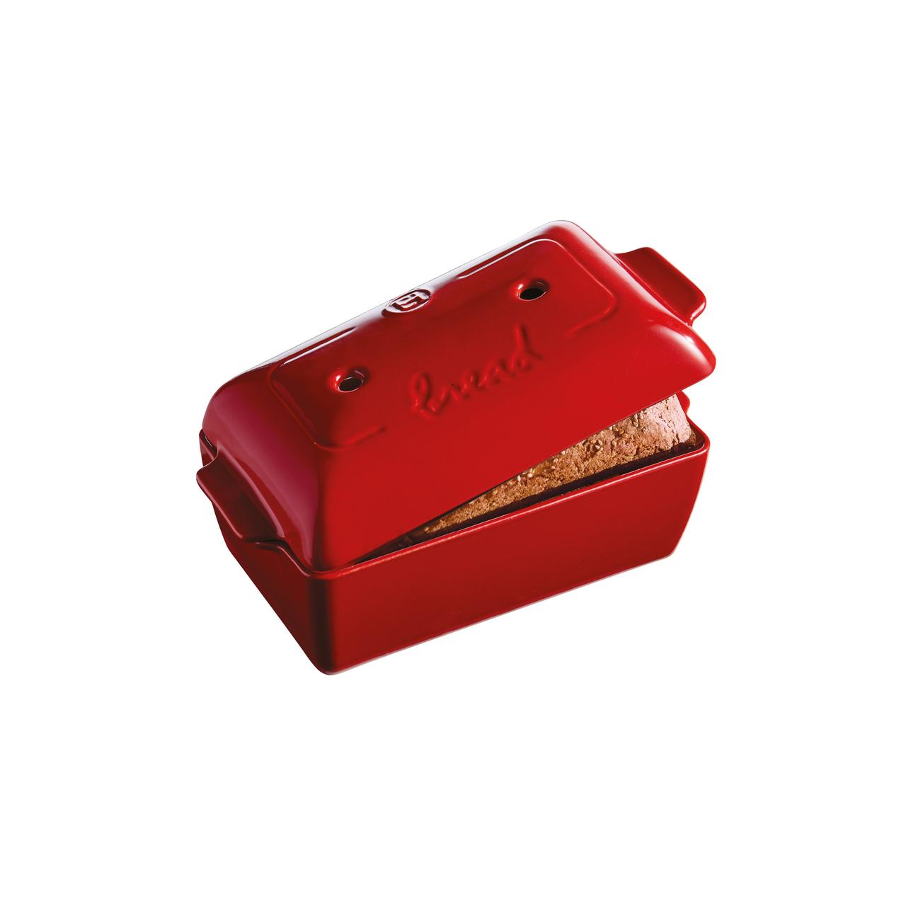 Horno De Cerámica Para Pan De Molde Rojo Emile Henry3#Rojo