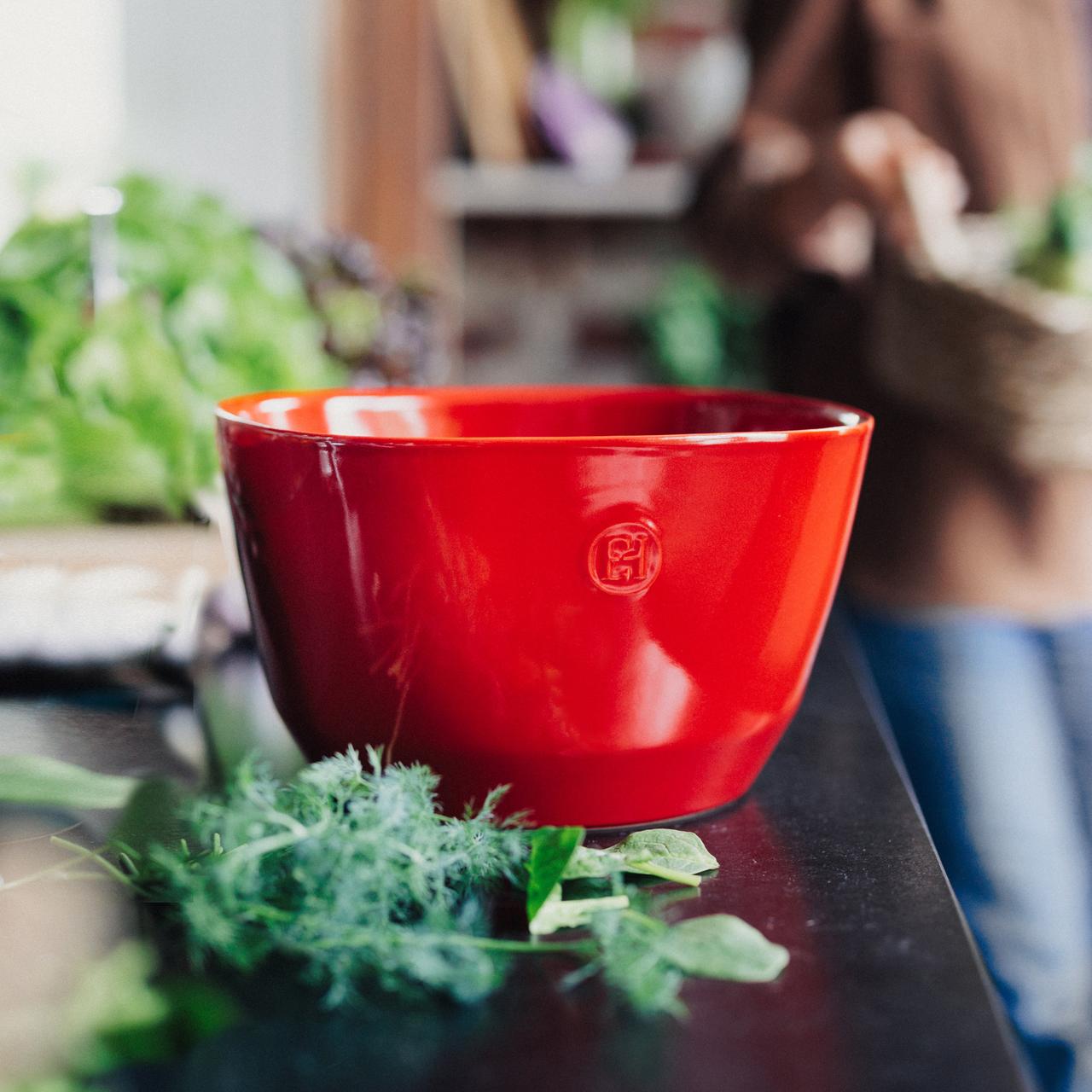 Ensaladera L Rojo Emile Henry1#Rojo