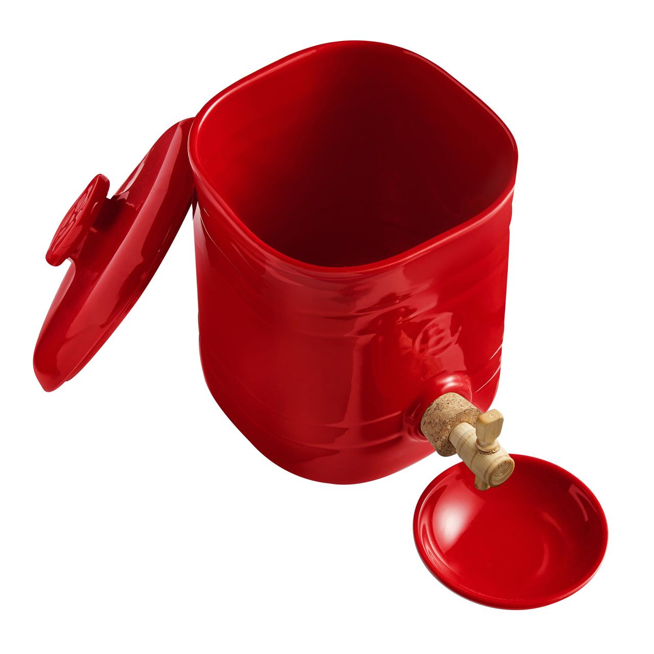 Barril Para Vinagre Rojo Emile Henry3#Rojo
