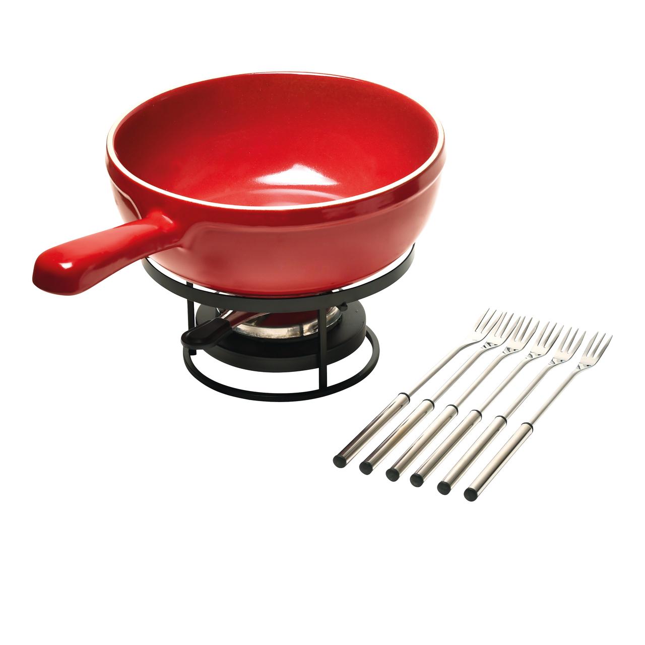 Fondue Para Queso 24,5 Cm Rojo Emile Henry2#Rojo