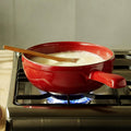 Fondue Para Queso 24,5 Cm Rojo Emile Henry1#Rojo