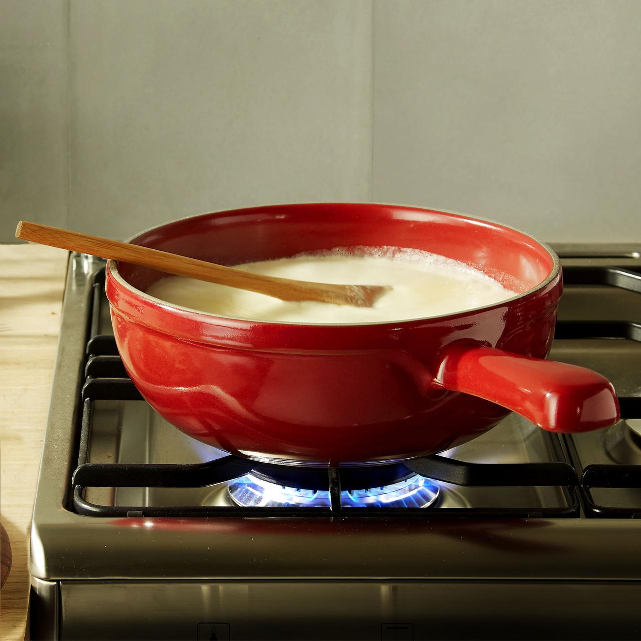 Fondue Para Queso 24,5 Cm Rojo Emile Henry1#Rojo
