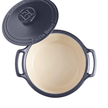 Cocotte Redonda 4L Azul índigo Emile Henry2#Azul