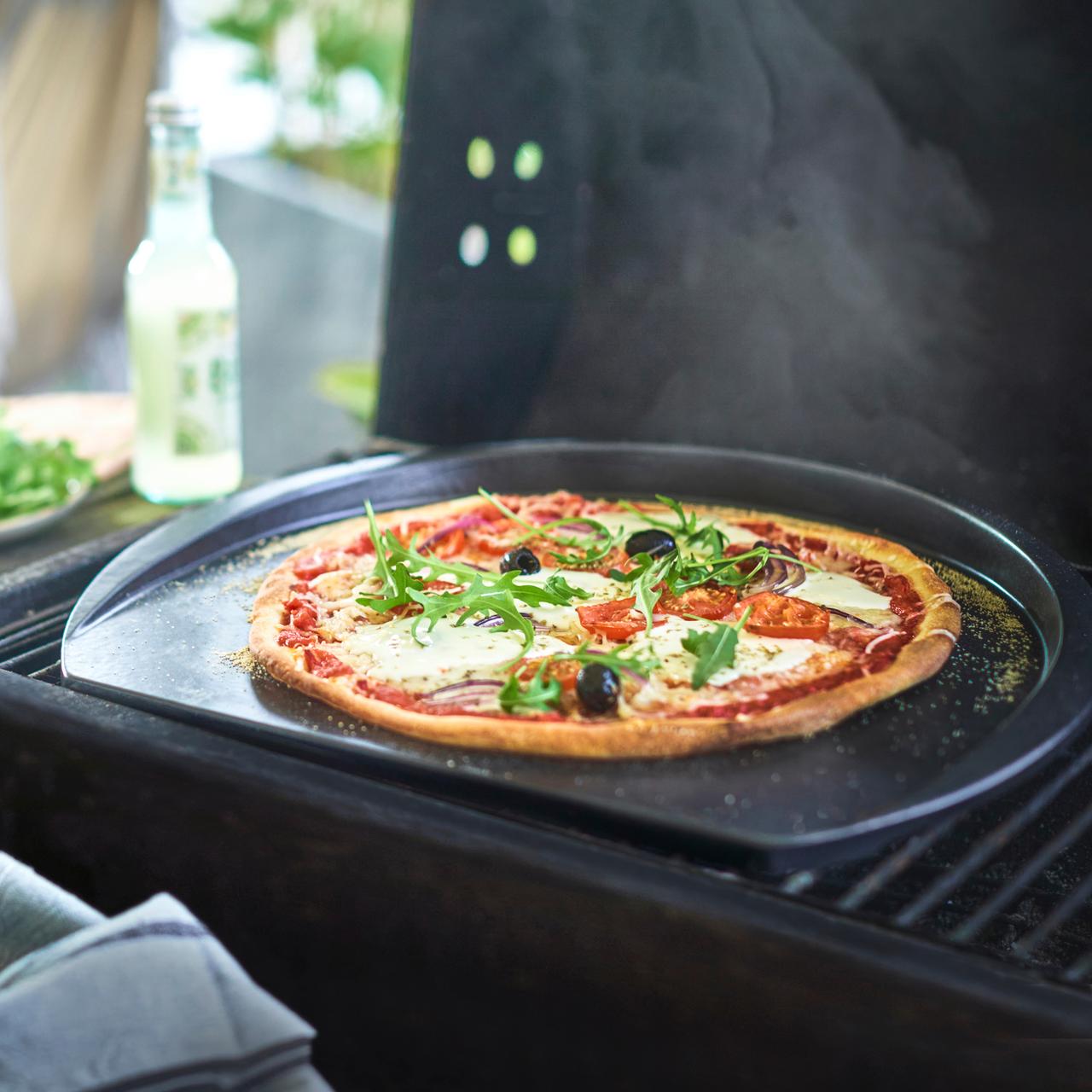Bandeja De Pizza Para Parrilla Negro Emile Henry1#Negro