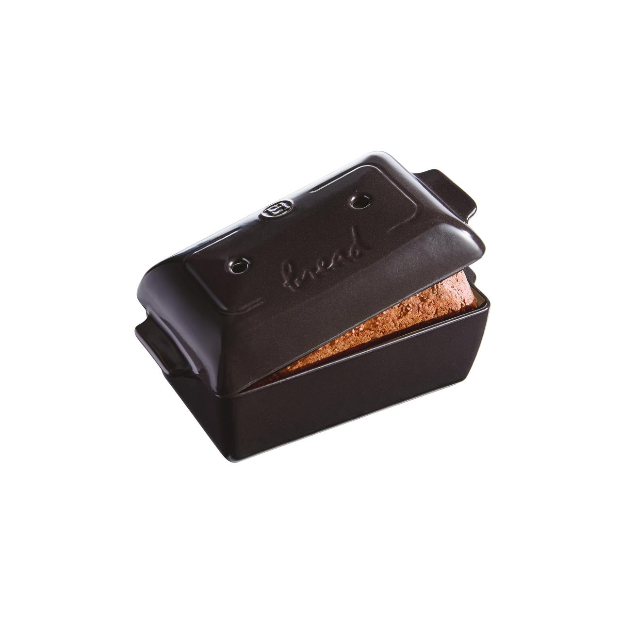 Horno De Cerámica Para Pan De Molde Gris Oscuro Emile Henry3#Gris