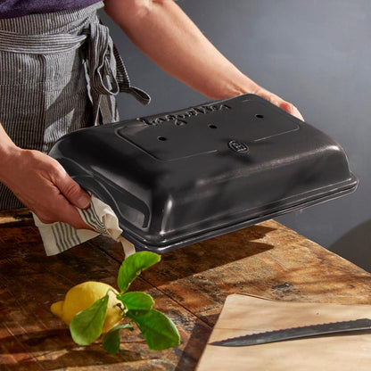 Horno De Cerámica Para Pan Baguette Gris Oscuro Emile Henry2#Gris