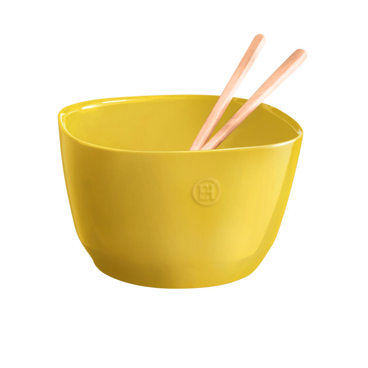 Ensaladera M Amarillo Emile Henry2#Amarillo