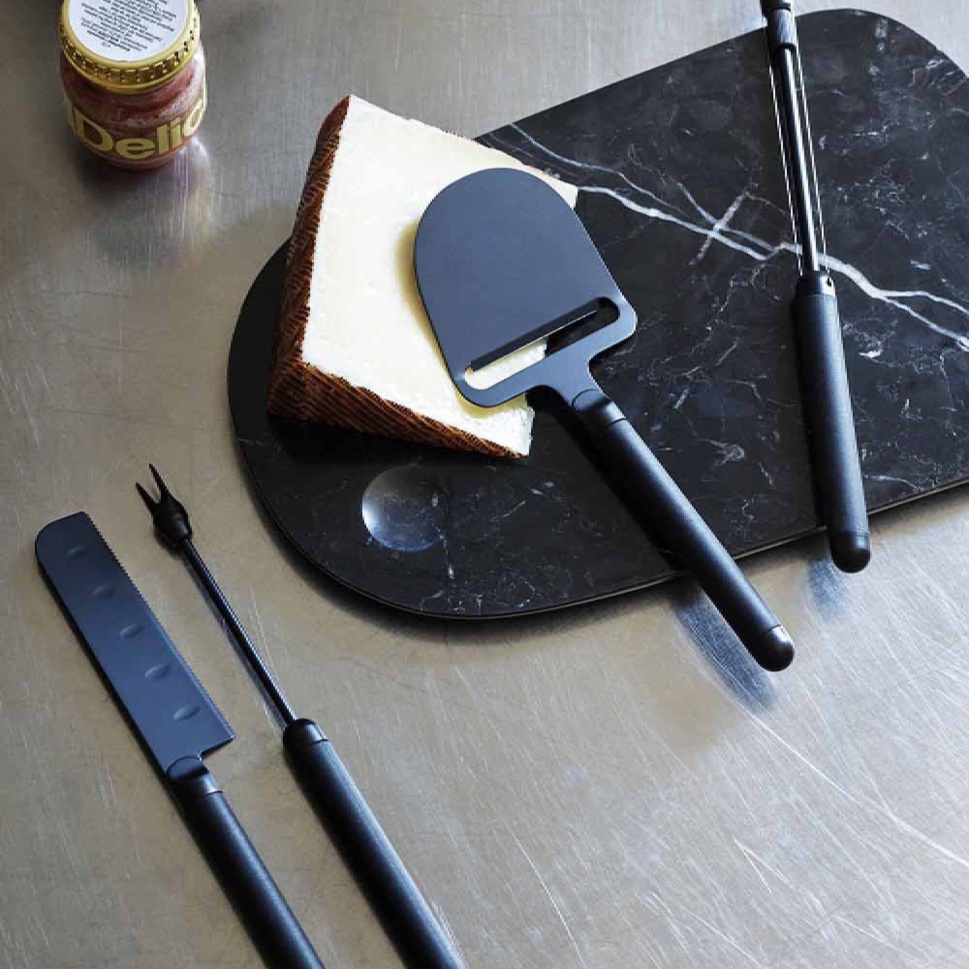 Cuchillo Queso Pebble Normann Copenhagen3#Negro