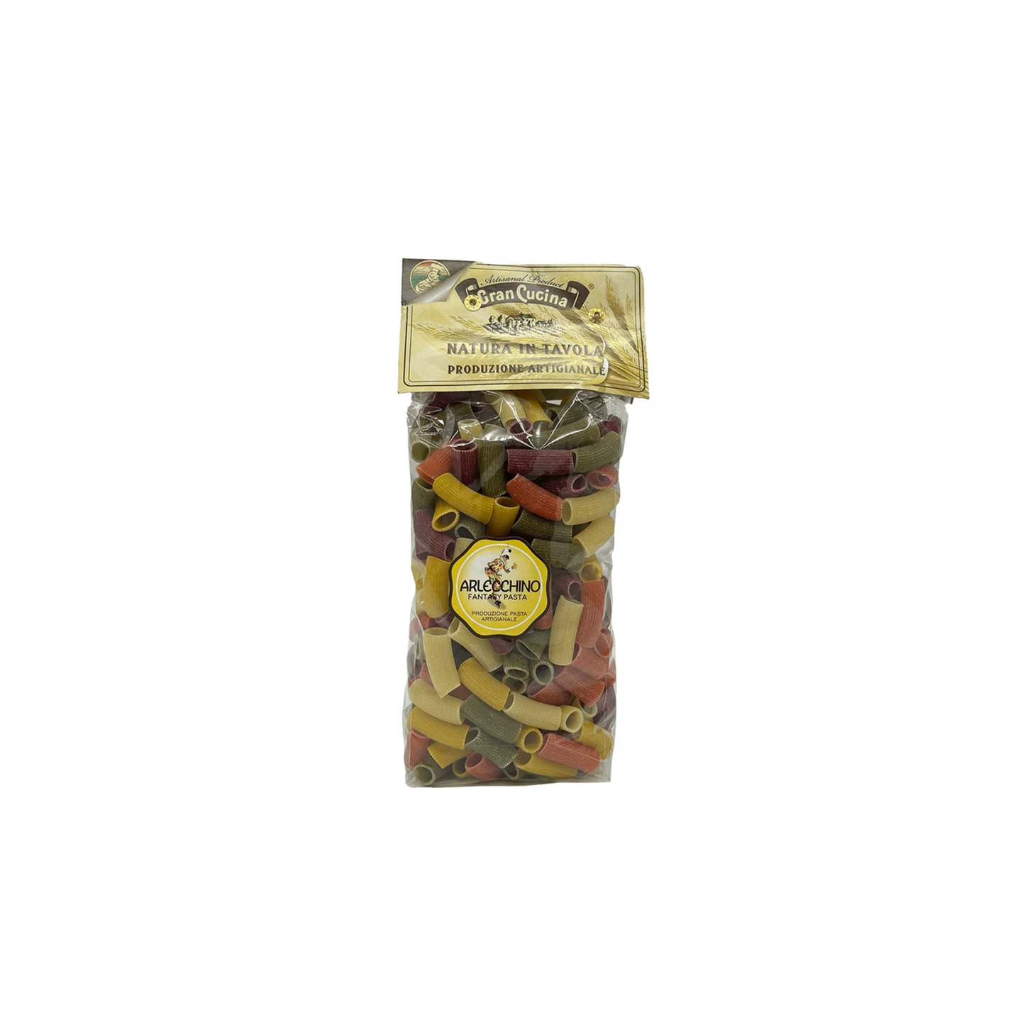 Rigatoni Arlecchino Multicolor 500 grs Gran Cucina