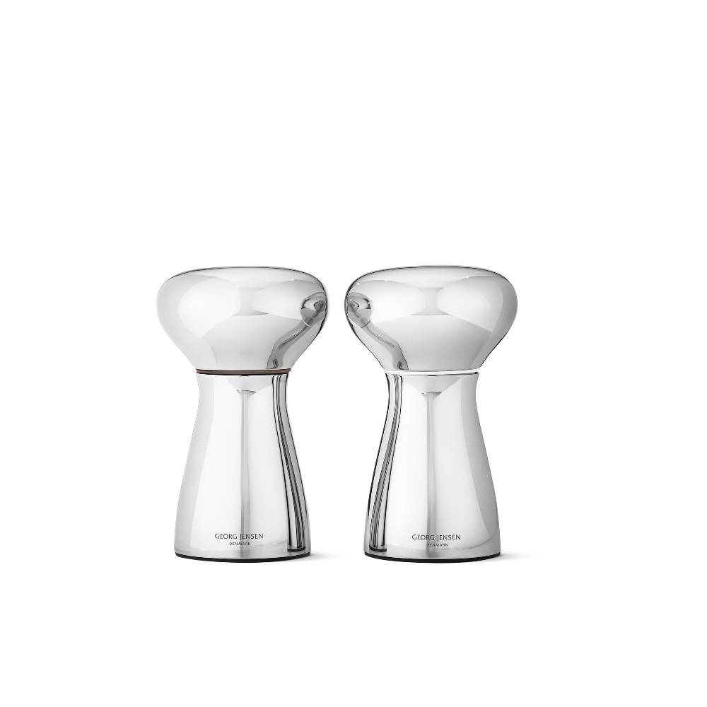 Set sal y pimienta pequeño ALFREDO Georg Jensen2#Plateado
