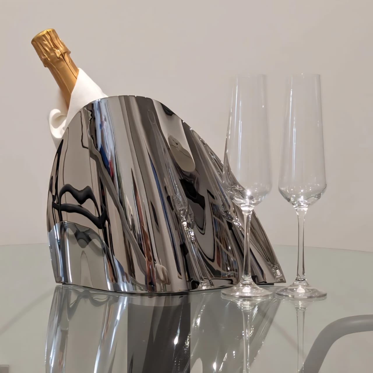 Champañera Indulgence Georg Jensen6#Plata