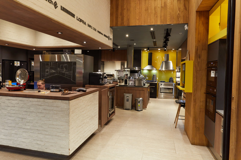 Interior Tienda Kitchen Center en Alto Las Condes