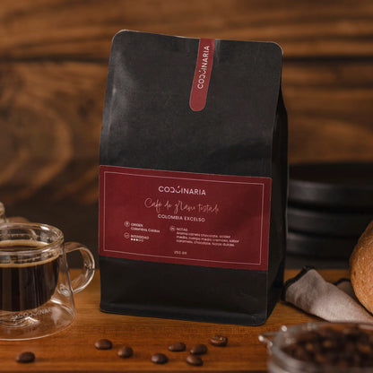 Café de Grano Tostado Colombia Excelso 250gr. Coquinaria