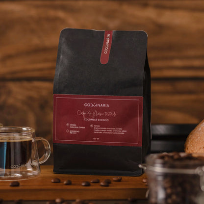 Café de Grano Tostado Colombia Excelso 250gr. Coquinaria