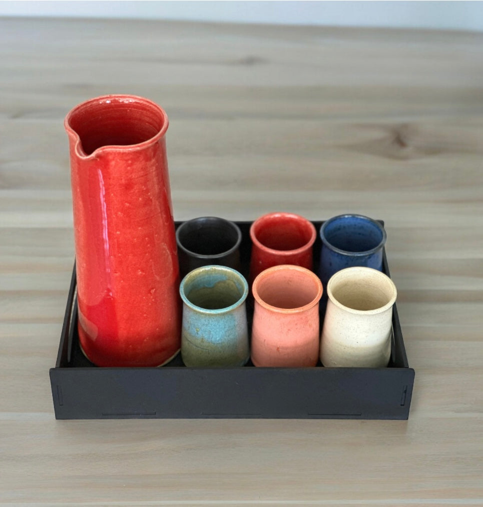 Set Pisco Sour Cerámica Pilar Claro7#multicolor