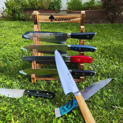 Soporte Porta Cuchillos de Madera Koyam3#Marrón