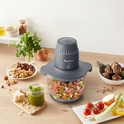 Picadora Bowl De Vidrio XXL 2L 500W Moulinex1#Negro