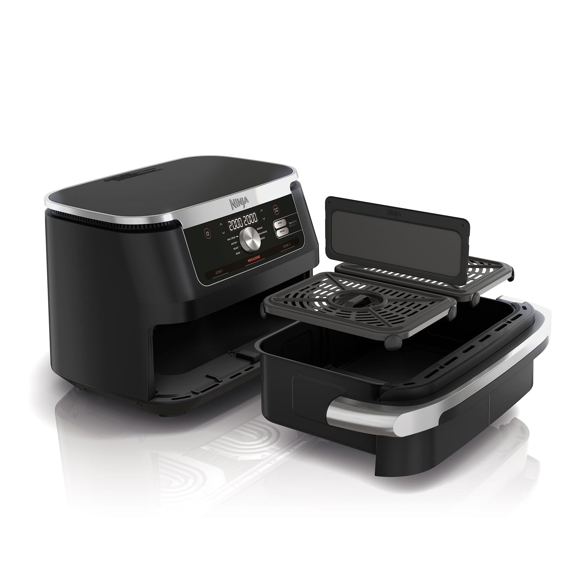 Freidora de Aire Foodi MAX de Doble Zona 10.4 Lts Ninja8#Negro