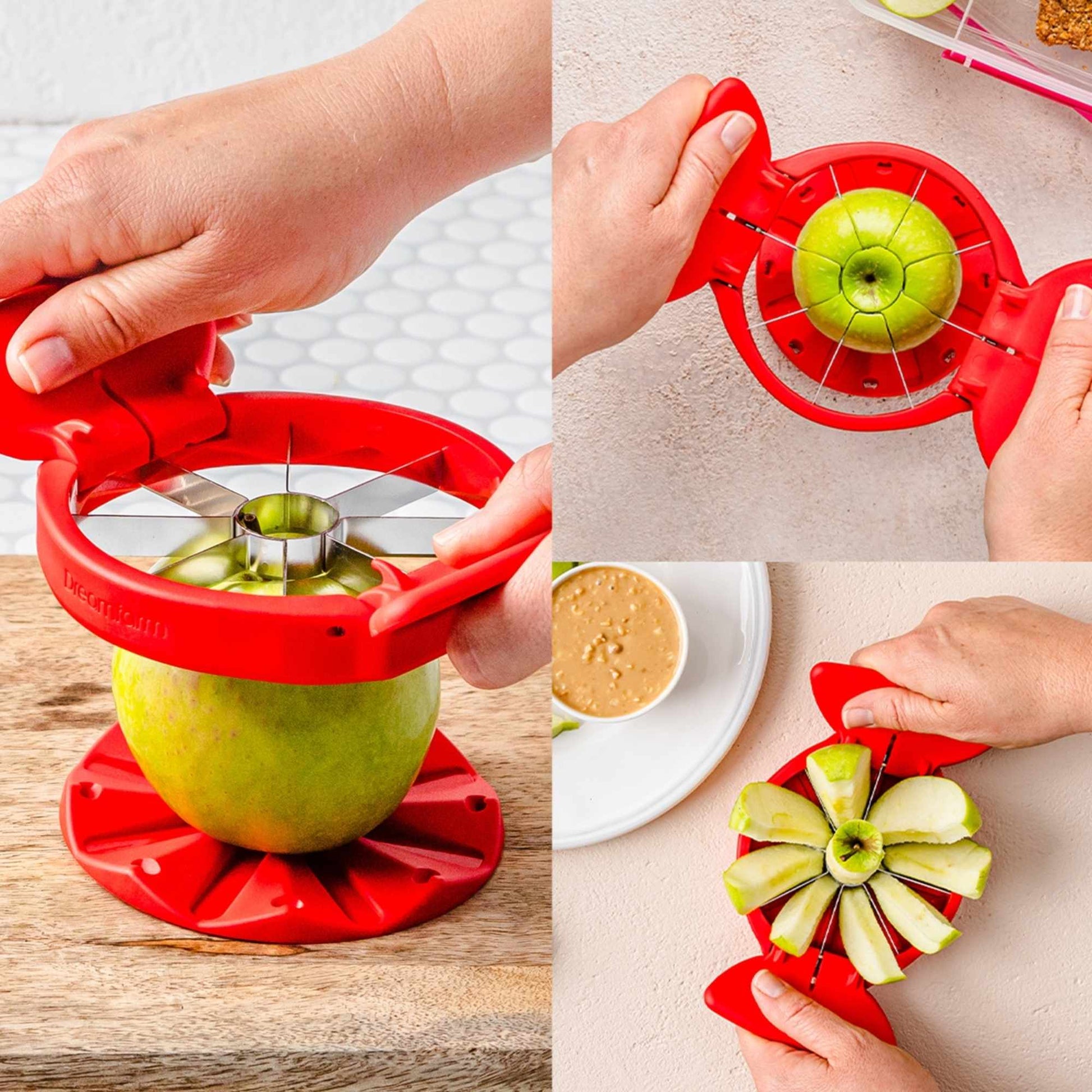 Cortadora De Manzana Flapple Dreamfarm2#rojo