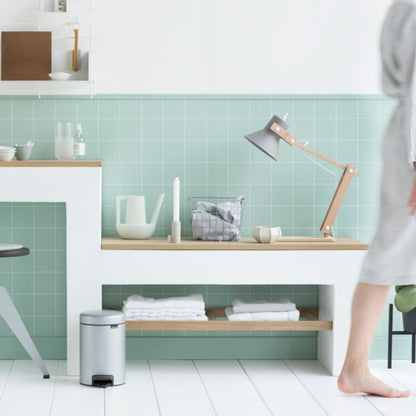 Basurero Pedal NewIcon Balde Plástico 3 Lts Brabantia15#Blanco