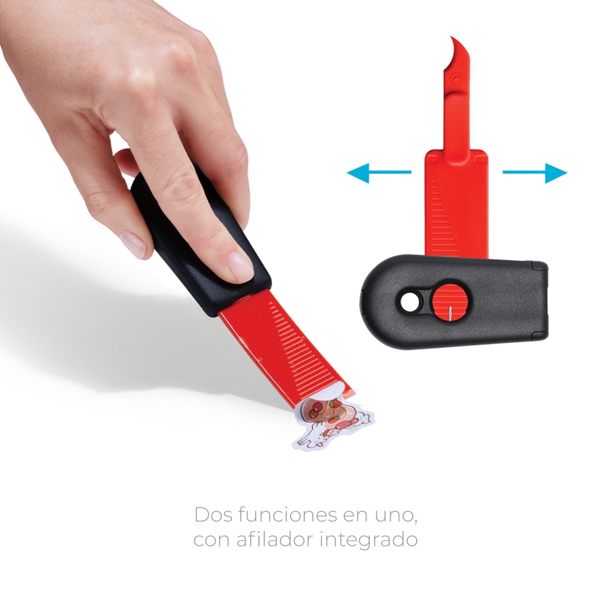 Set de 2 Raspadores de Limpieza Cleana Dreamfarm3#Negro