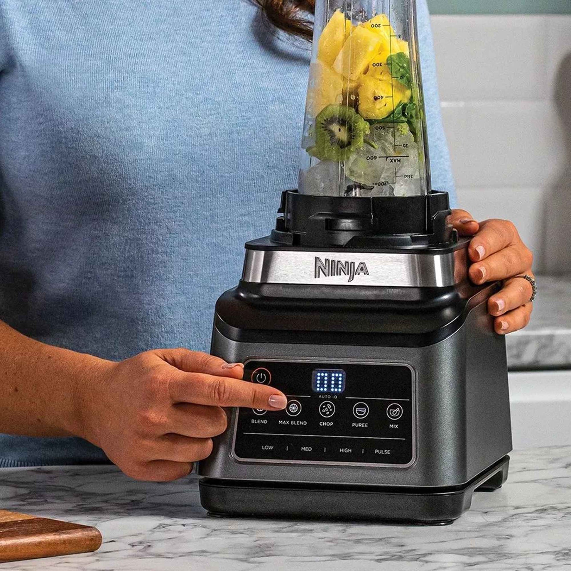 Procesadora de Alimentos y Licuadora 3 en 1 BN800 Ninja2#Negro