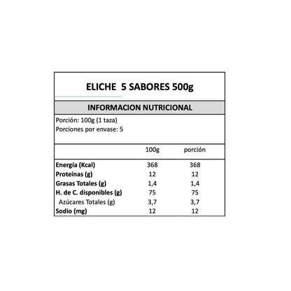 Eliche 5 Sabores 500 grs Gran Cucina