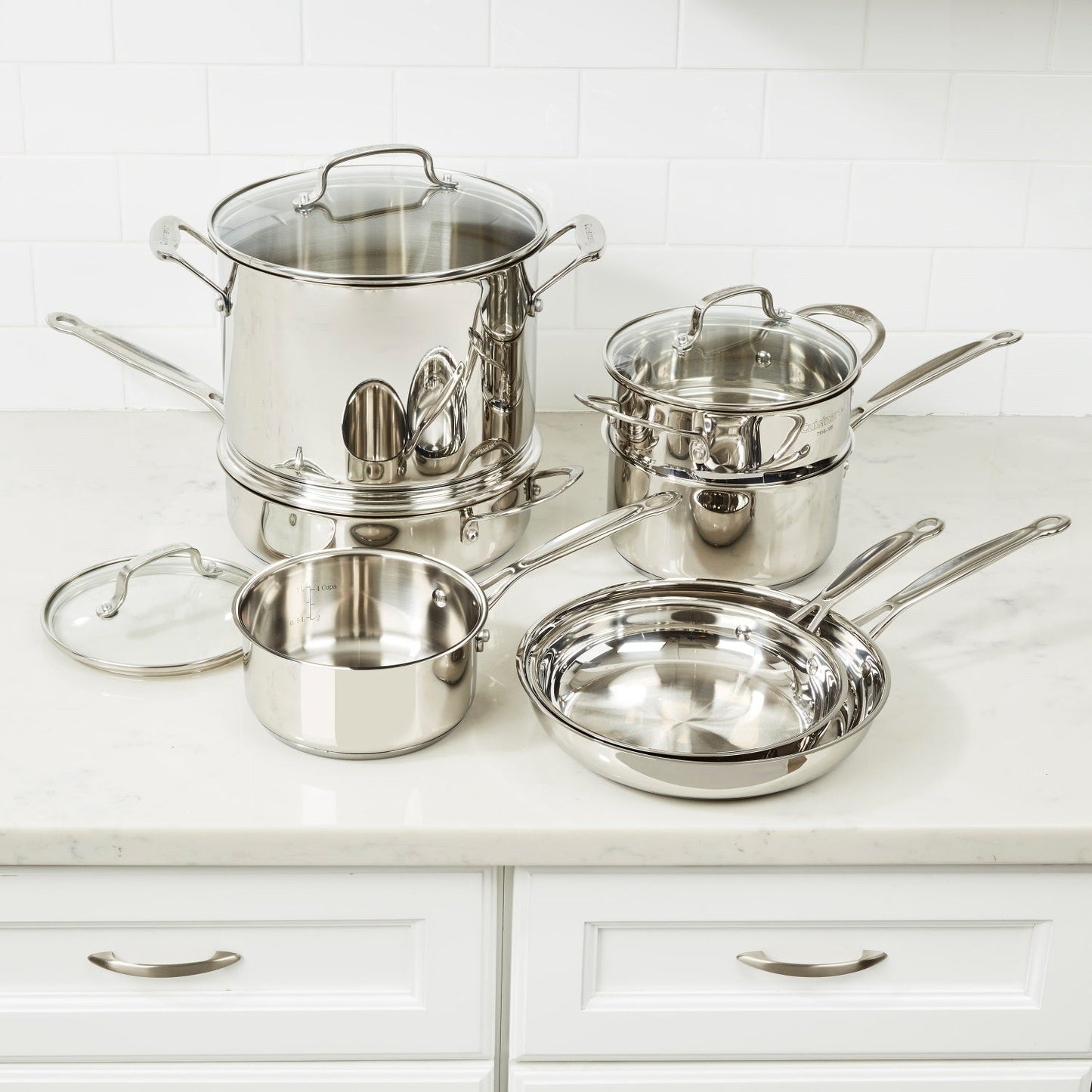 Batería De Cocina 11 Pzs Chef´s Classic Cuisinart2#Plateado