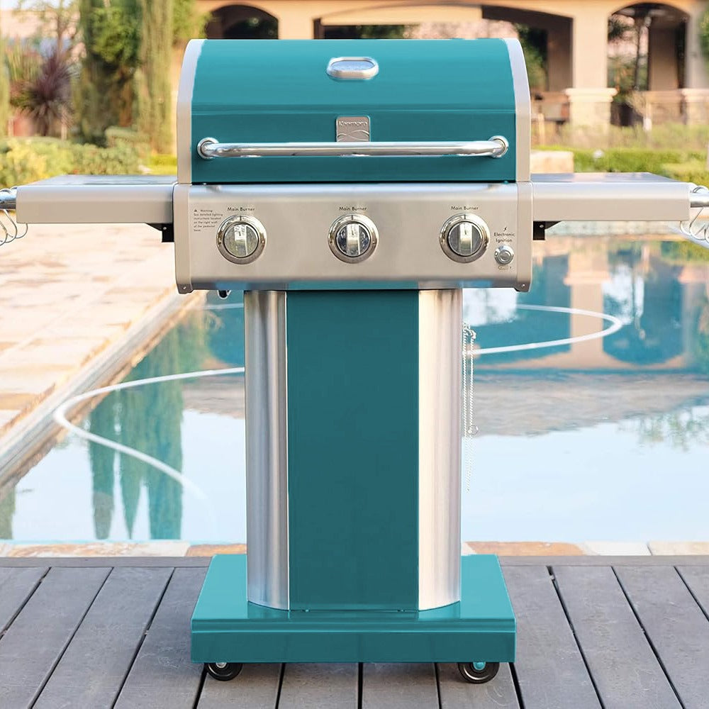 Parrilla a Gas 3 Quemadores Kenmore3#Azul Cielo