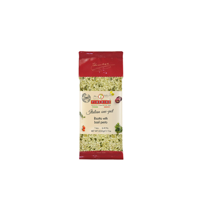 Risotto Pesto albahaca 200 grs Tiberino