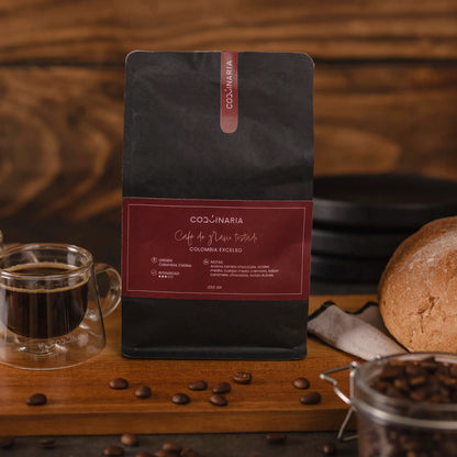 Café de Grano Tostado Colombia Excelso 250gr. Coquinaria