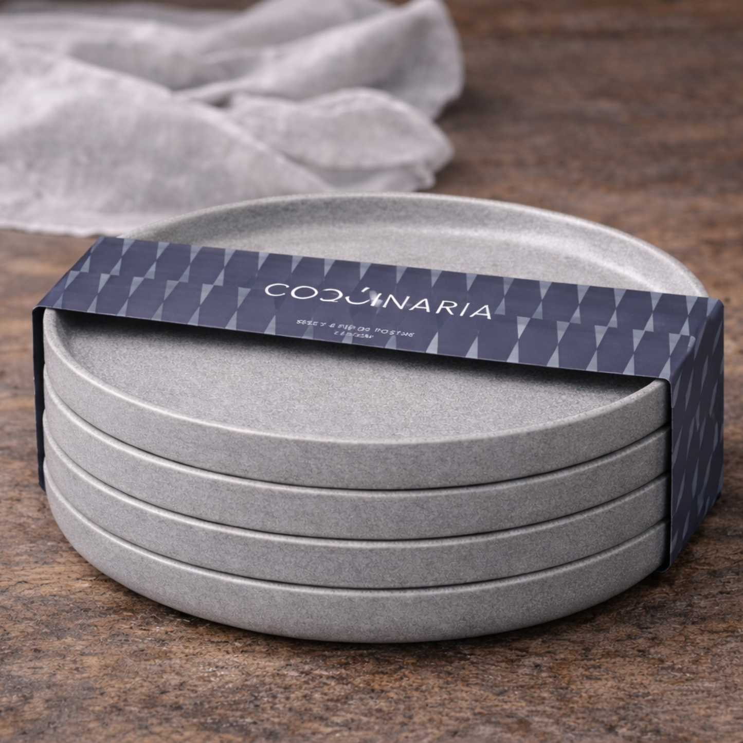 Set 4 Platos postre 21,5cms Coquinaria