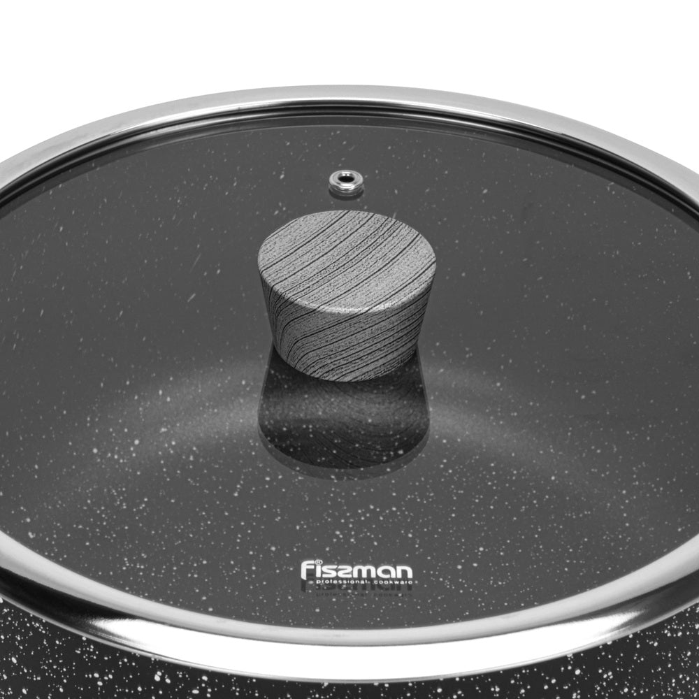 Set De Ollas & Sartén Fide 5 piezas Fissman8#Negro