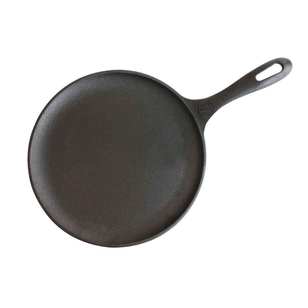 Panquequera Hierro Fundido 26 cm Precurada Victoria10#Negro