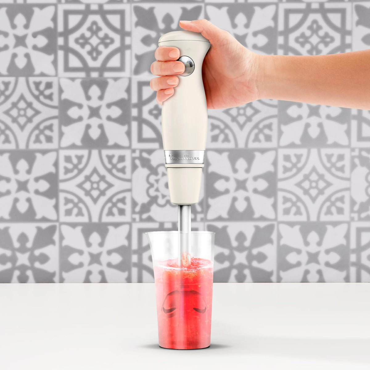 Licuadora De Inmersión Soleil con Vaso 450W Moulinex