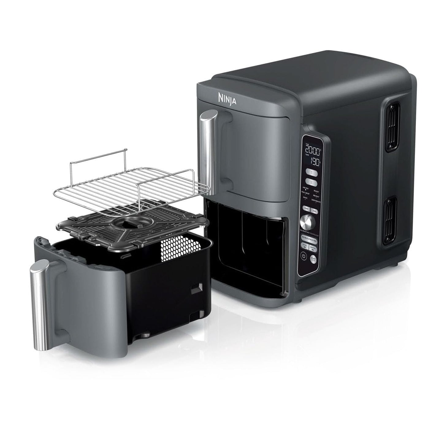 Freidora de Aire Ninja Doublestack XL 9.5 litros5#Negro