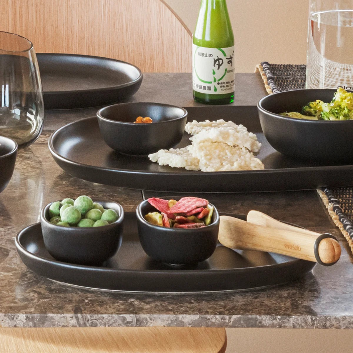 Plato Ovalado 31 cm Cocina Nordica Eva Solo4#Negro