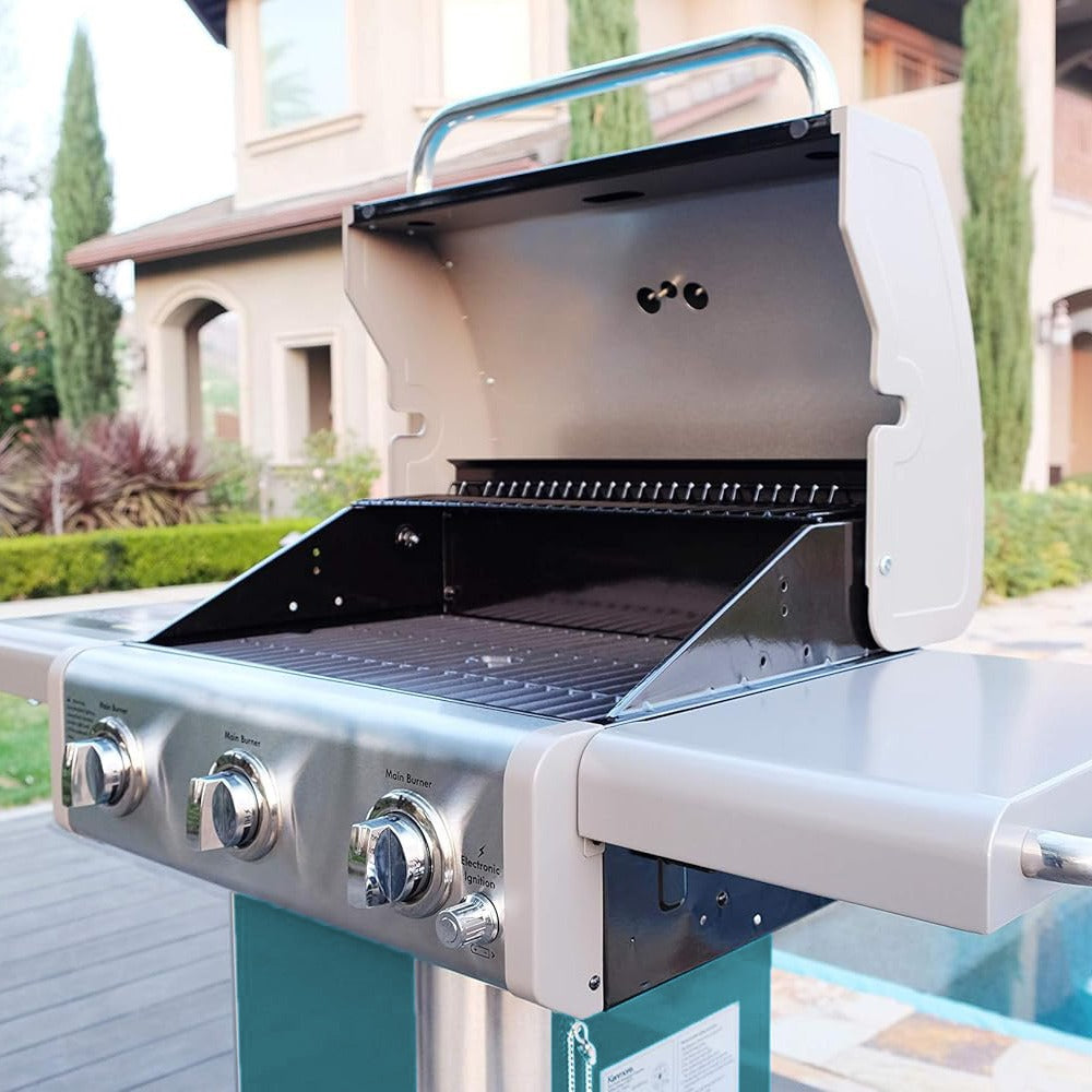 Parrilla a Gas 3 Quemadores Kenmore4#Azul Cielo