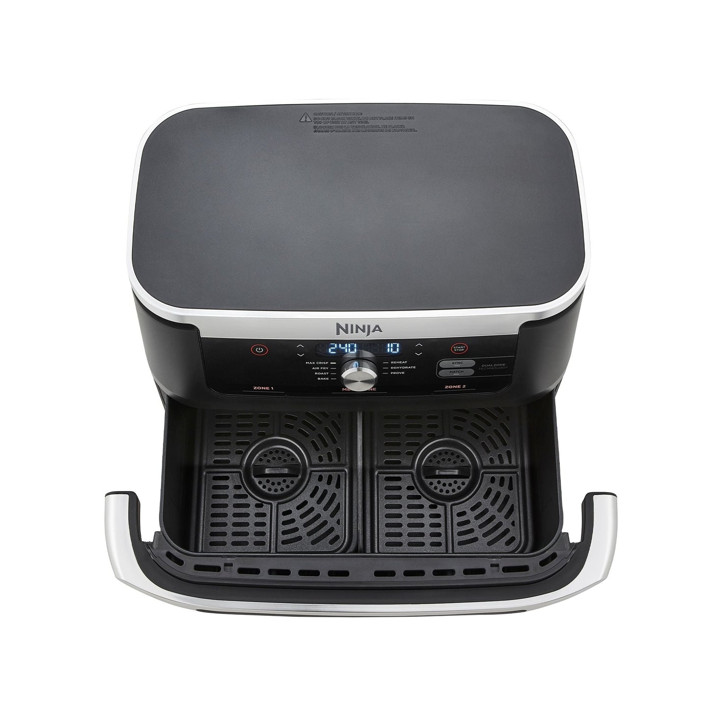 Freidora de Aire Foodi MAX de Doble Zona 10.4 Lts Ninja3#Negro