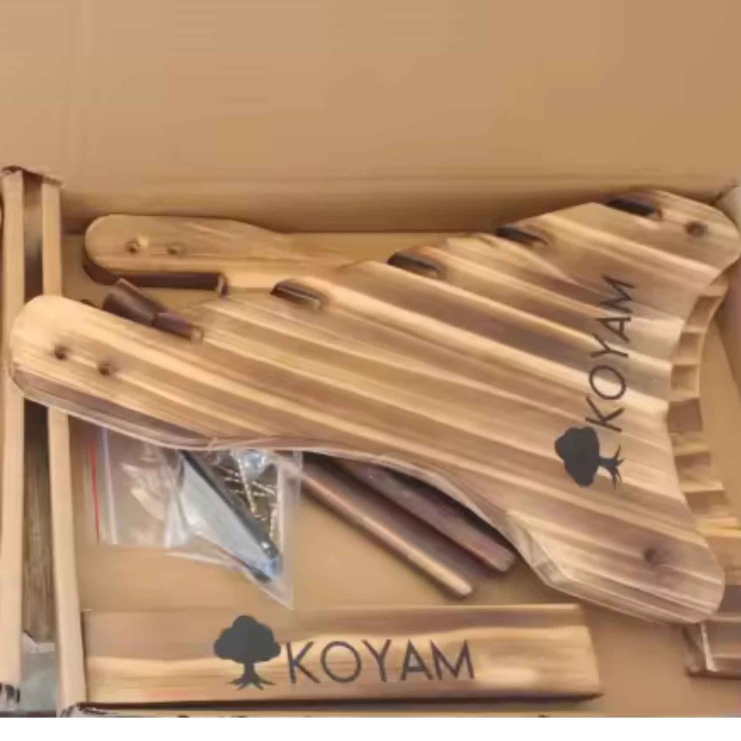 Soporte Porta Cuchillos de Madera Koyam5#Marrón