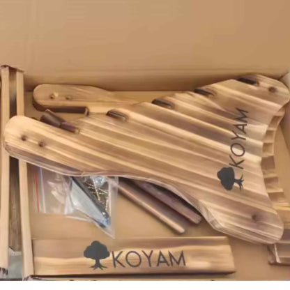 Soporte Porta Cuchillos de Madera Koyam5#Marrón