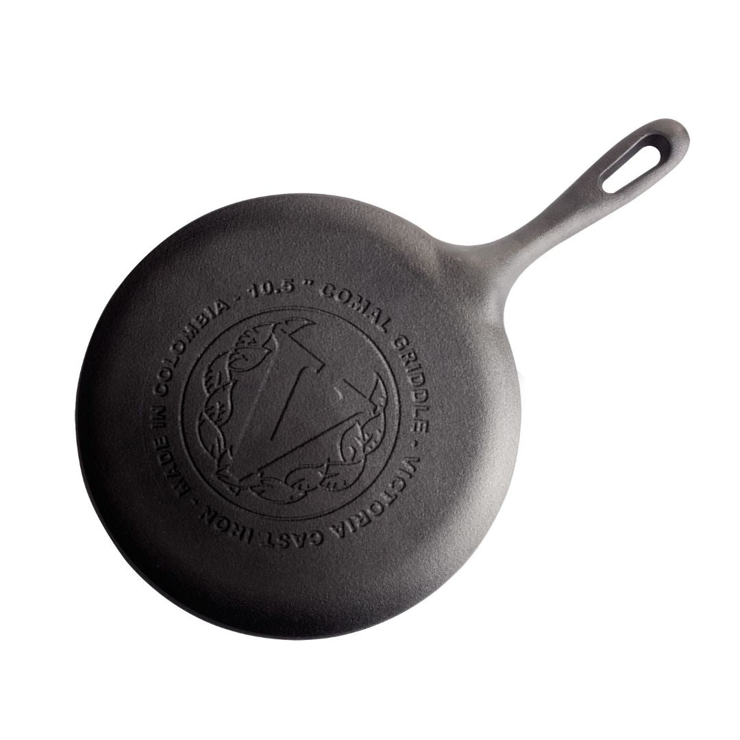 Panquequera Hierro Fundido 26 cm Precurada Victoria9#Negro