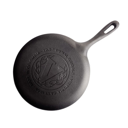 Panquequera Hierro Fundido 26 cm Precurada Victoria9#Negro