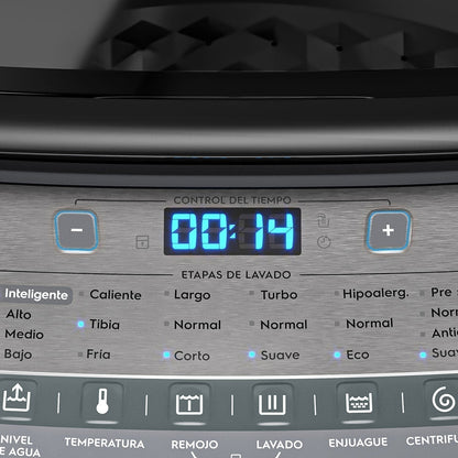 Lavadora Automática 20Kg Carga Superior Control Tiempo Premium Care 20SZ Fensa7#Gris