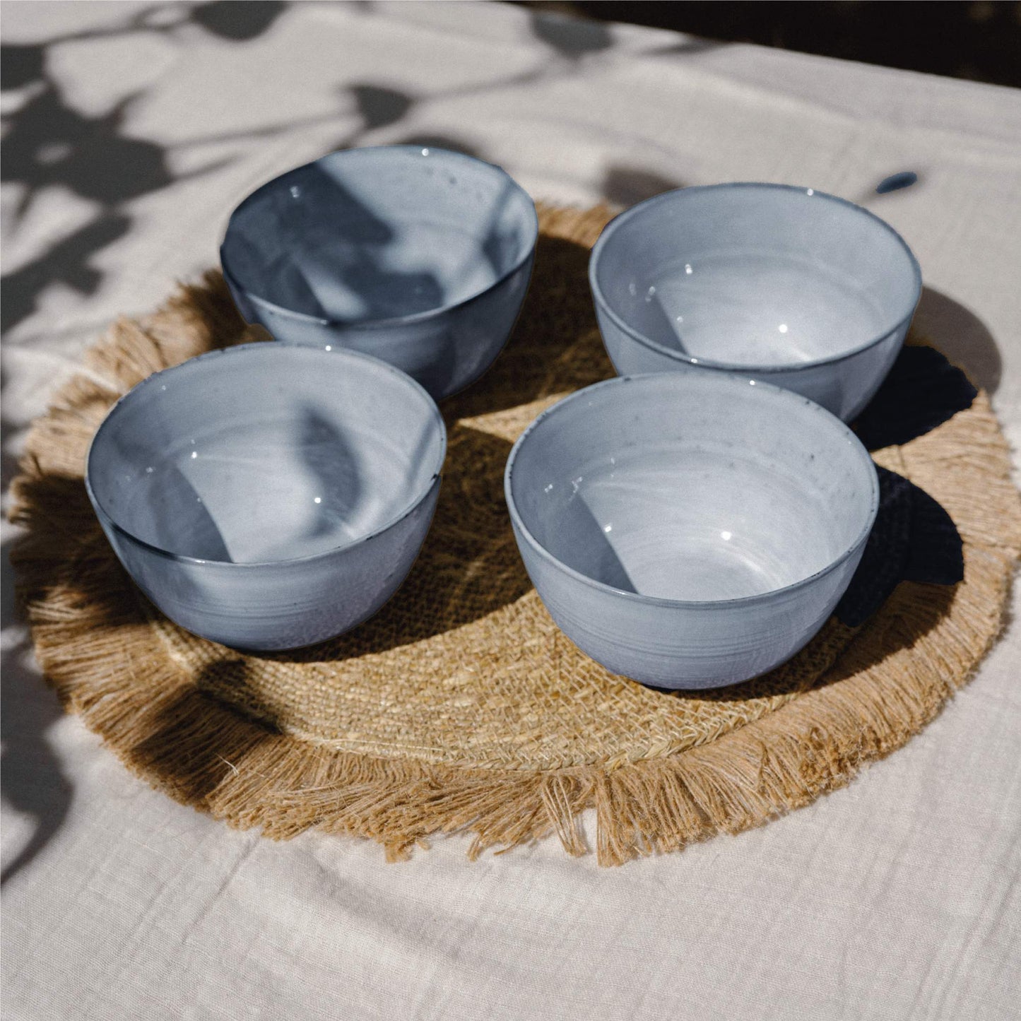 Set 4 Bowls Cerámica 7,5cm Amalfi Simplit2#Azul